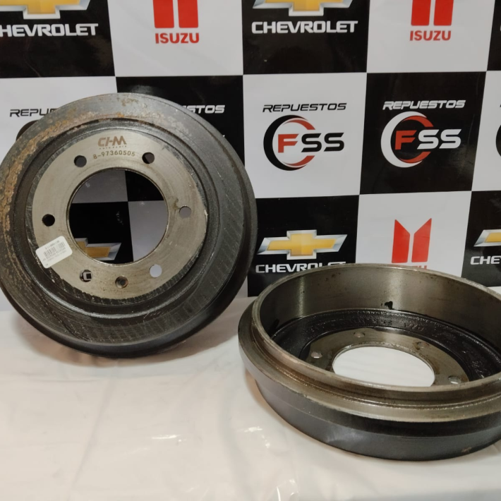 Tambor Freno Trasero ISUZU, LUX/DMAX, 2.4/2.5/3.0, 2008/12.4X2 baja UNIDAD.